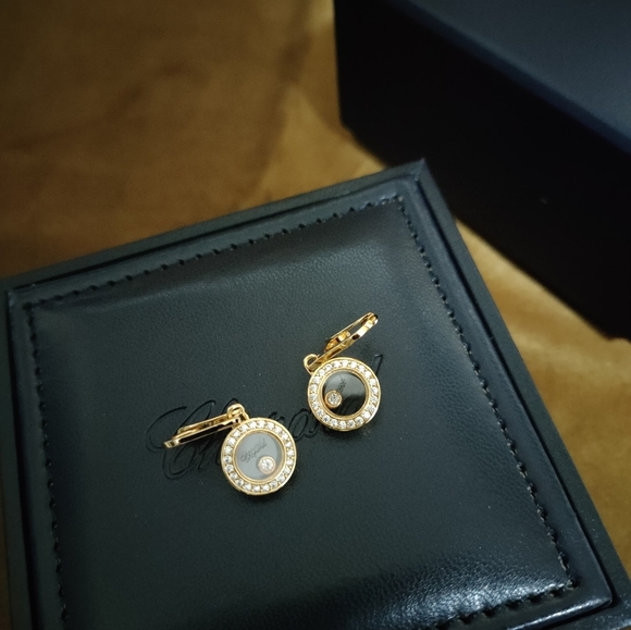 Chopard 18k gold earrings - Picture 3 of 6